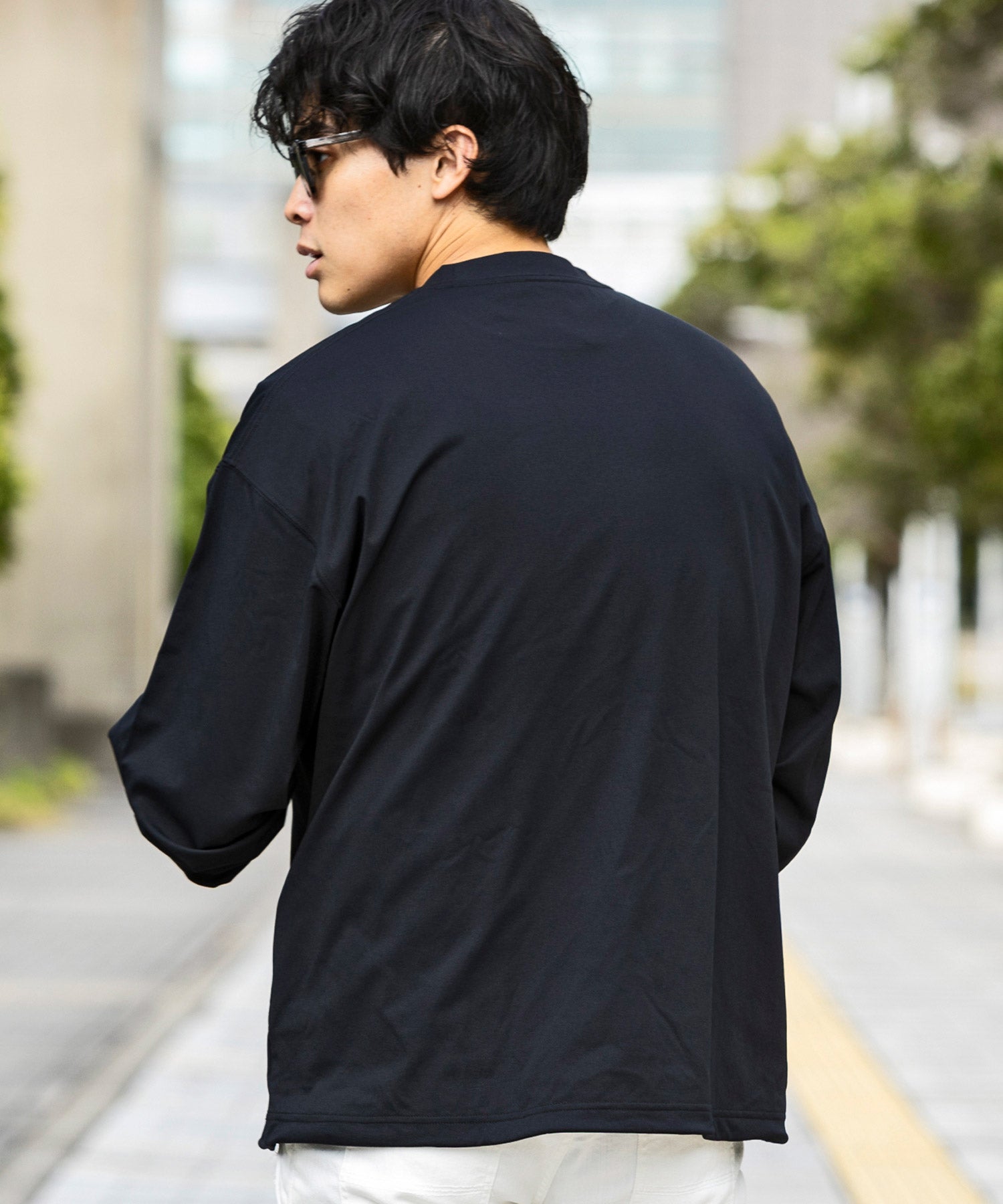 MENS】DRY DRAW CORD LONG SLEEVE T-SHIRTS ドライドローコードロング
