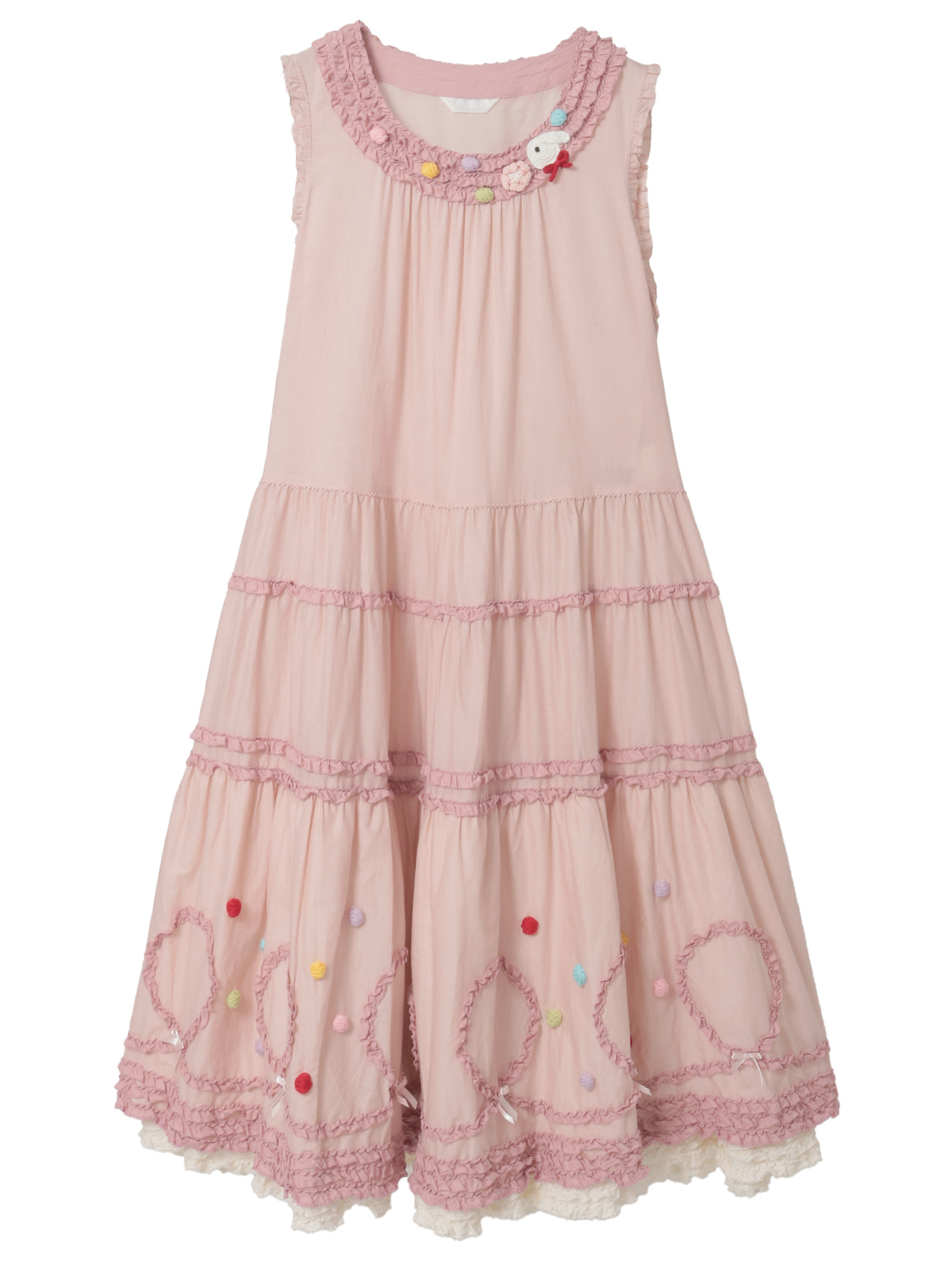 カラフルポップルフリル使いワンピース｜ピンクハウスオフィシャル