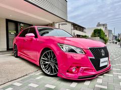 クラウン・アスリートハイブリッド ピンク系の中古車を探すなら【グー