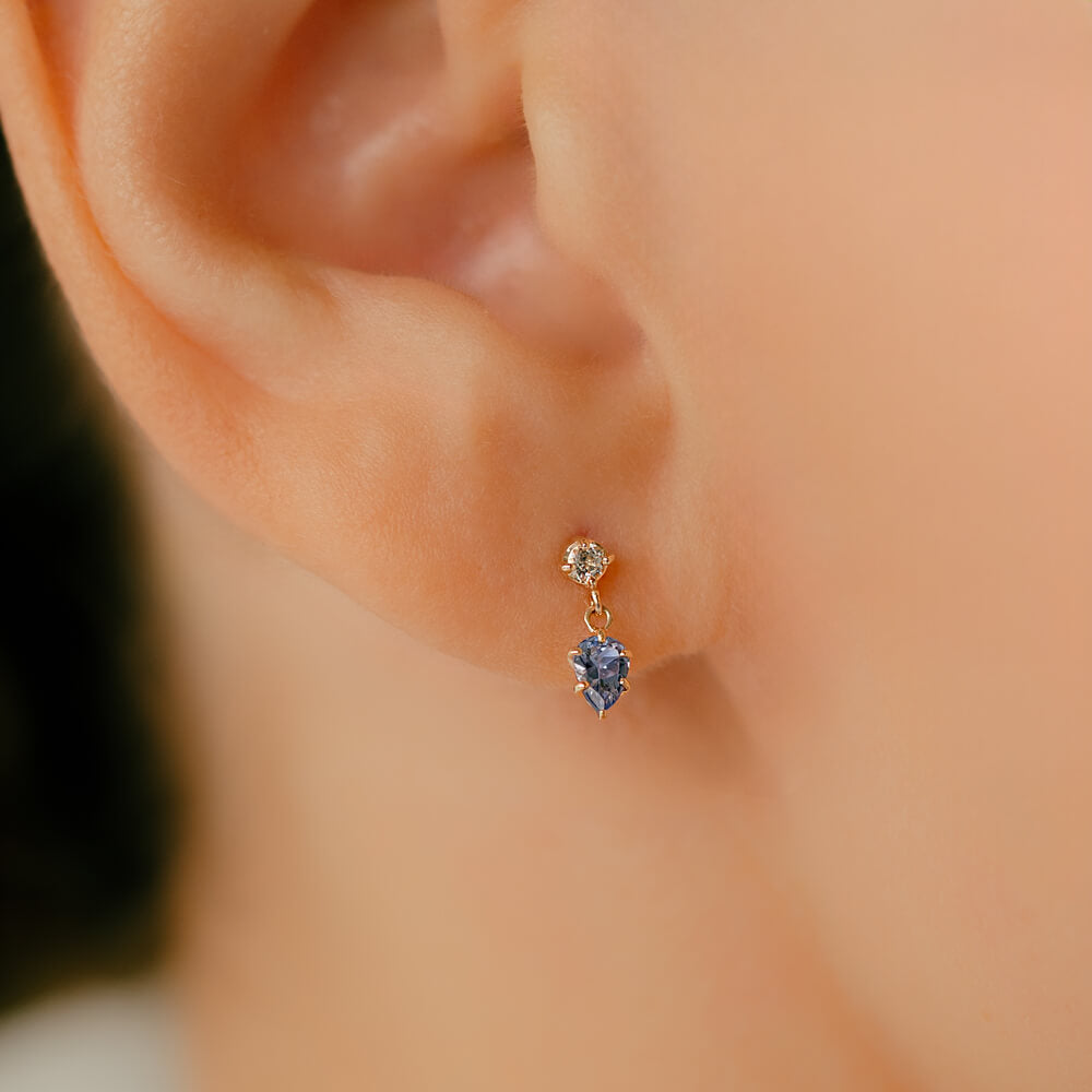 K10金タンザナイト&トパーズ 軟骨ピアス・ボディピアス – PICOLLET