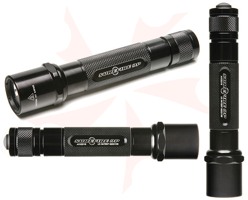 SureFire Black 9P Original Compact Incandescent Flashlight 6.5