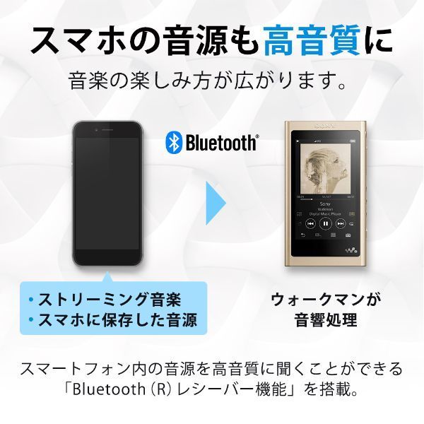 SONY NW-A55-N ペールゴールド Walkman(ウォークマン) A50シリーズ