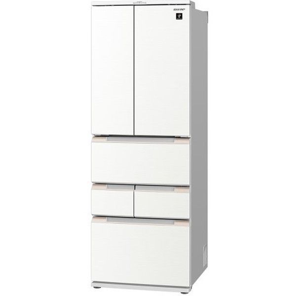 SHARP SJ-MF50J-W ラスティックホワイト [冷蔵庫 (504L・フレンチドア