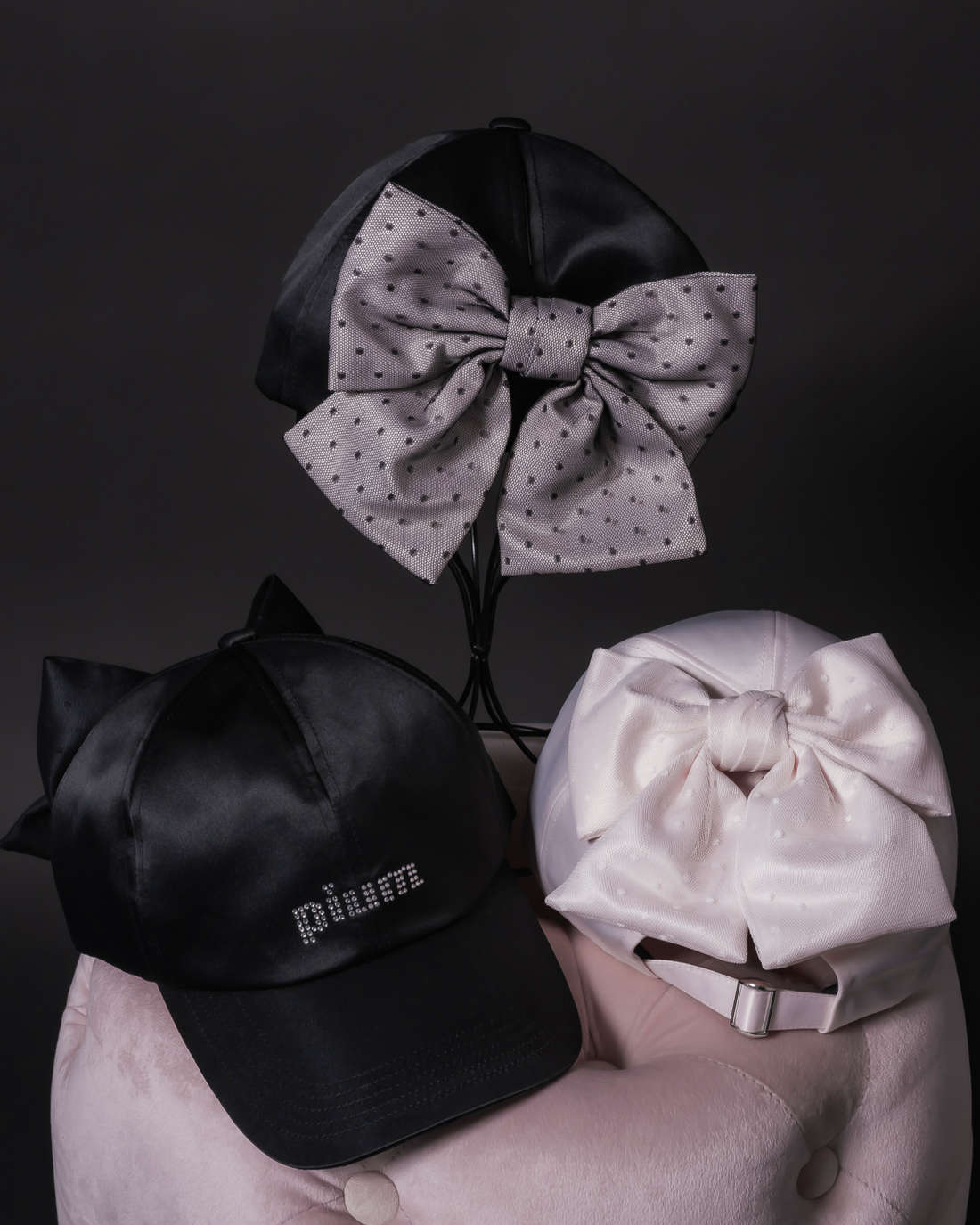 バックリボンサテンキャップ – pium