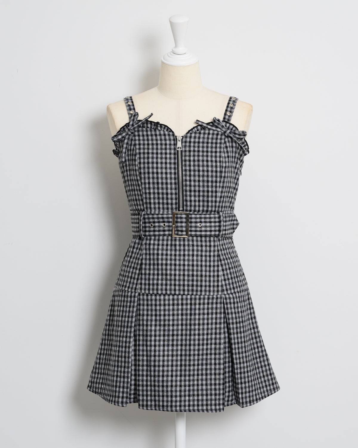 フロントファスナージャンパースカート – pium