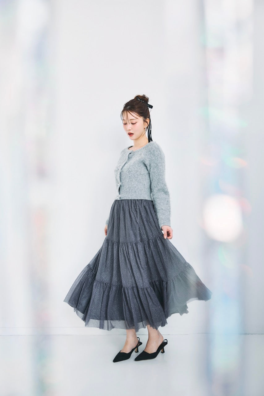 ラメチュールティアードスカート – poláura OFFICIAL ONLINE STORE