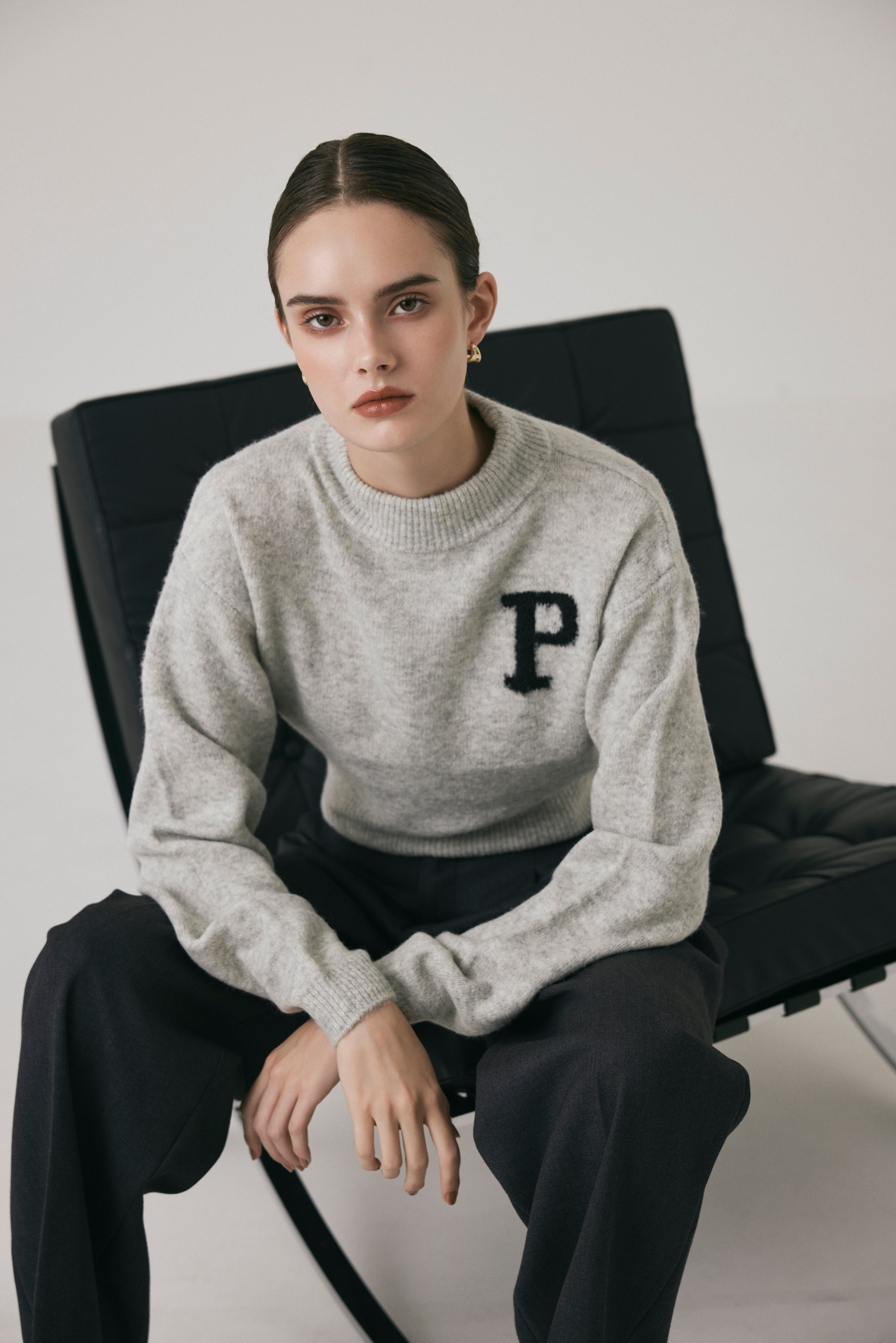 モックネックロゴニット – poláura OFFICIAL ONLINE STORE