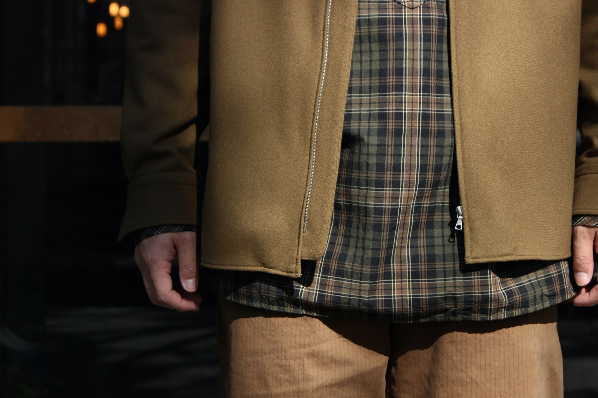 AURALEE - SUPER SOFT WOOL FLANNEL ZIP SHIRTS: VIOLA STELLA men's blog