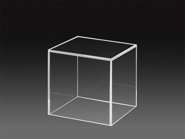 代金引換不可]アクリルボックス 5面体 20cm角,ショーケースディスプレイ