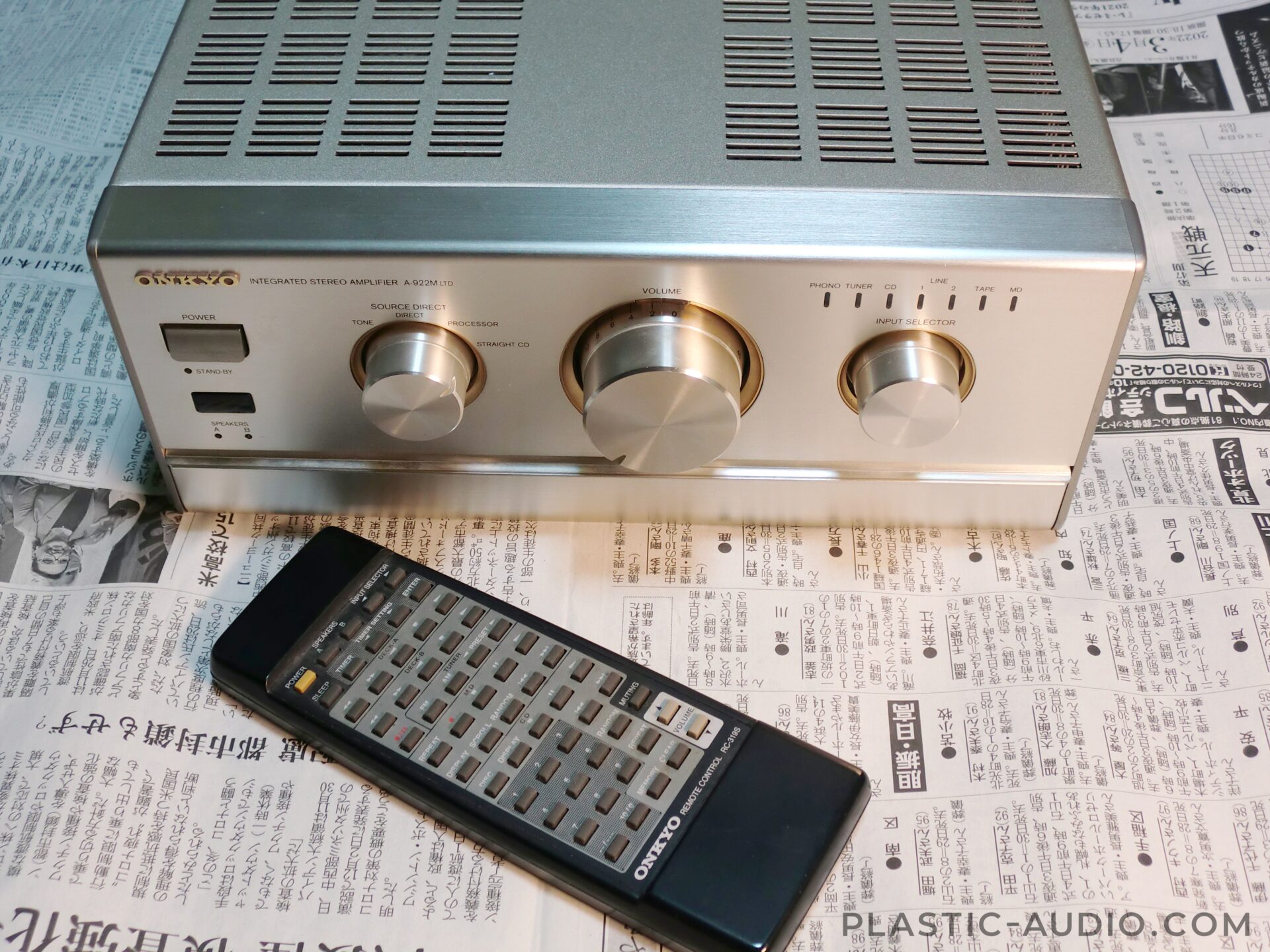 ONKYO A-922MLTDの修理・レビュー | Plastic Audio