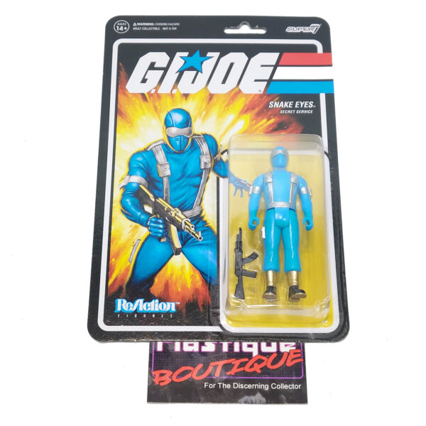 Super7 G.I. Joe: ReAction “Secret Service” Snake Eyes *Sealed