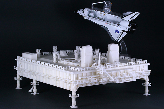 スペースシャトル発射台『SPACE SHUTTLE MOBILE LAUNCHER』1/144
