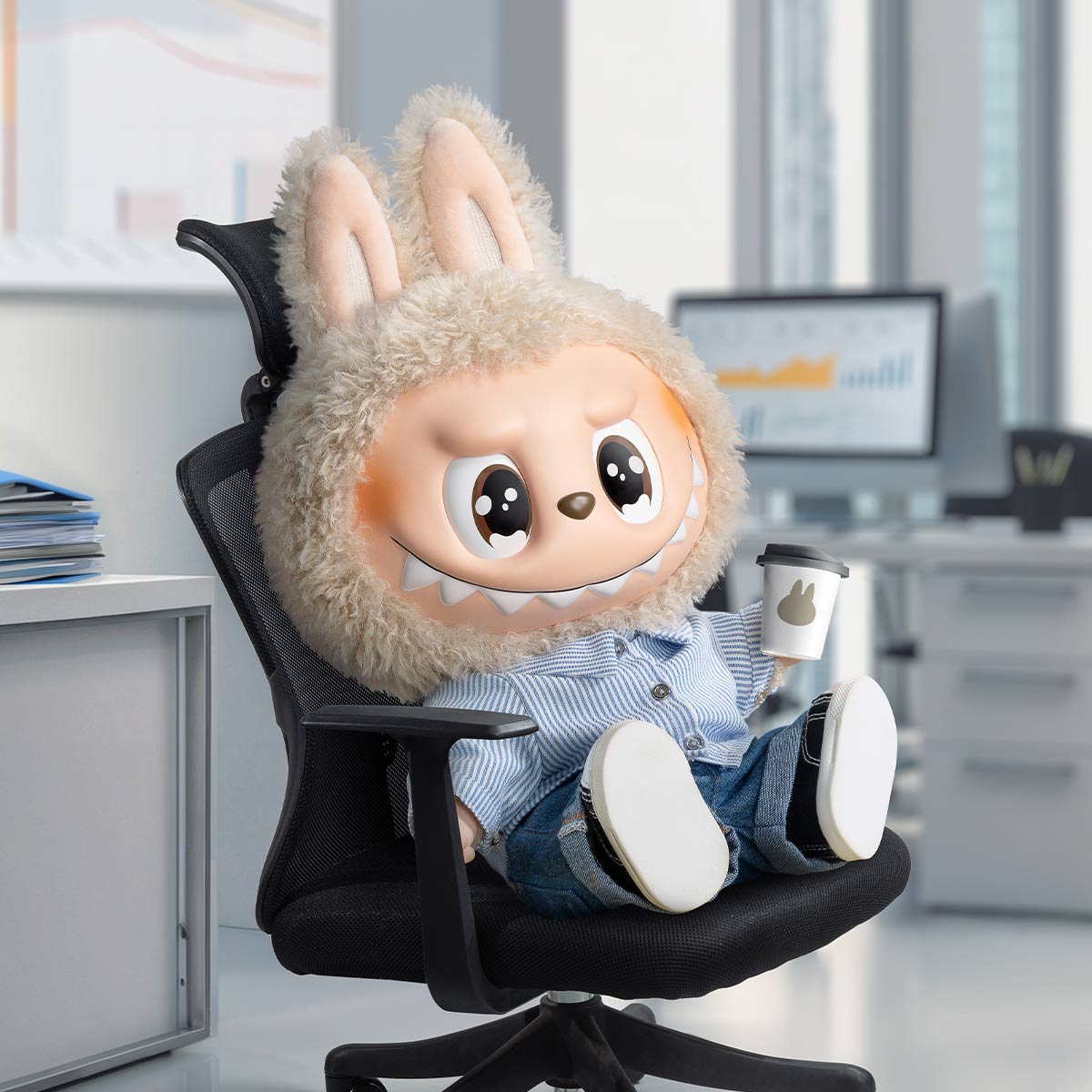 THE MONSTERS - FLIP WITH ME Vinyl Plush Doll - POP MART (Japan)