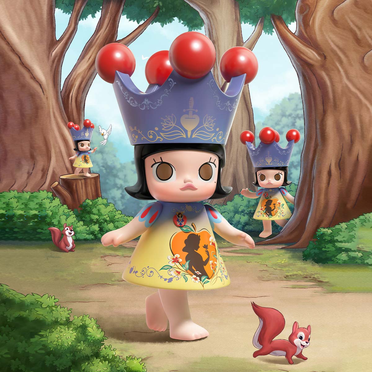 MEGA ROYAL MOLLY 400% Snow White - POP MART (Japan)