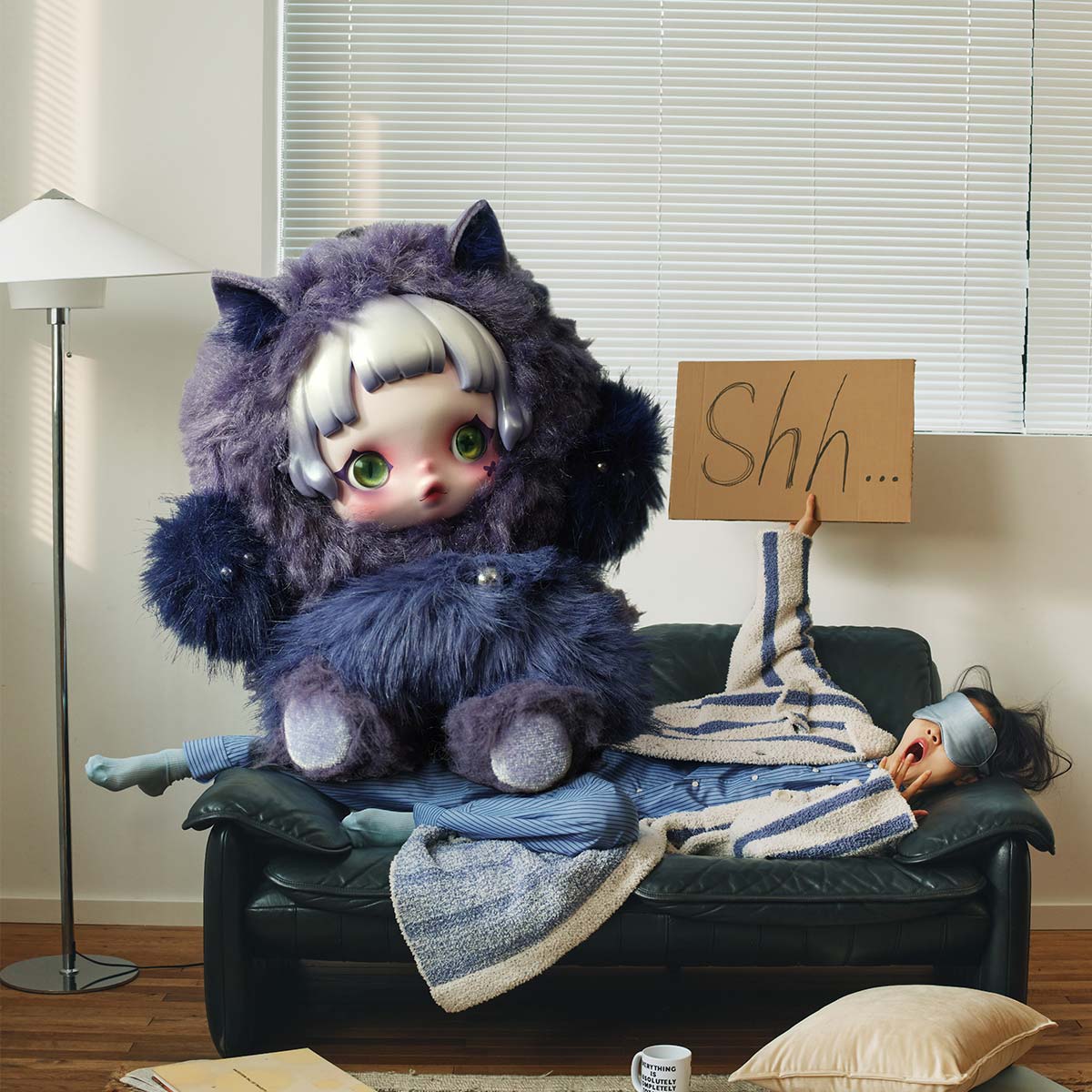 SKULLPANDA You Found Me! シリーズ ぬいぐるみペンダント - POP MART