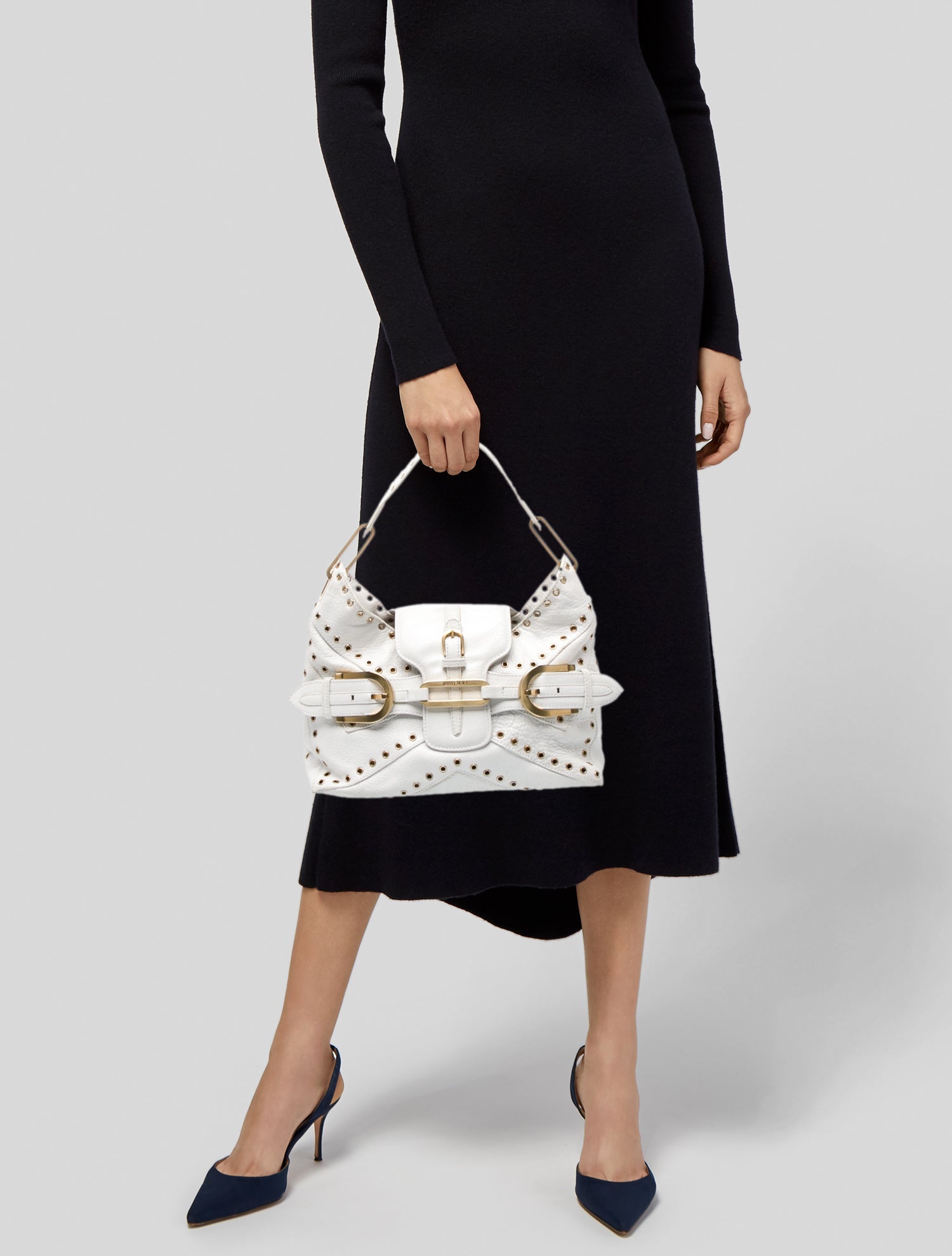 Prada Leather Bonnie Medium - Black Shoulder Bags, Handbags