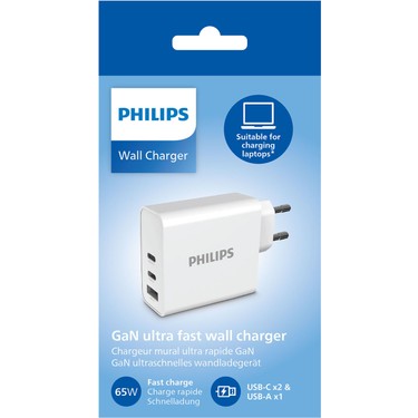Philips DLP2683 65W 1x Usb-A ve 2x Pd Usb-C Gan Hızlı Şarj Fiyatı