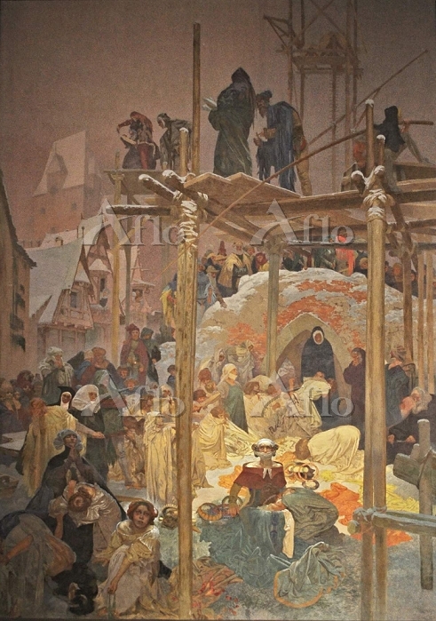 アルフォンス・ミュシャ 「クロミェジージュのヤン・ミリーチ