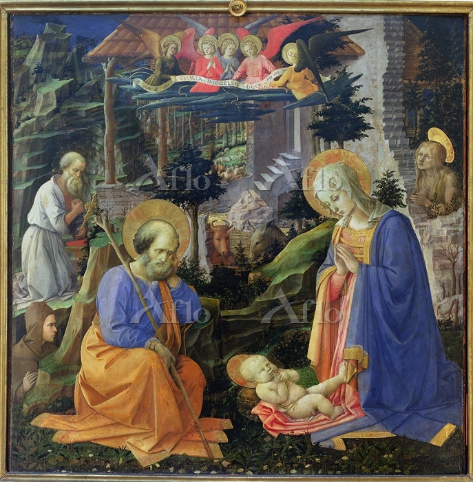 フィリッポ・リッピ 「幼子キリストの礼拝」 [13980580]のアート作品