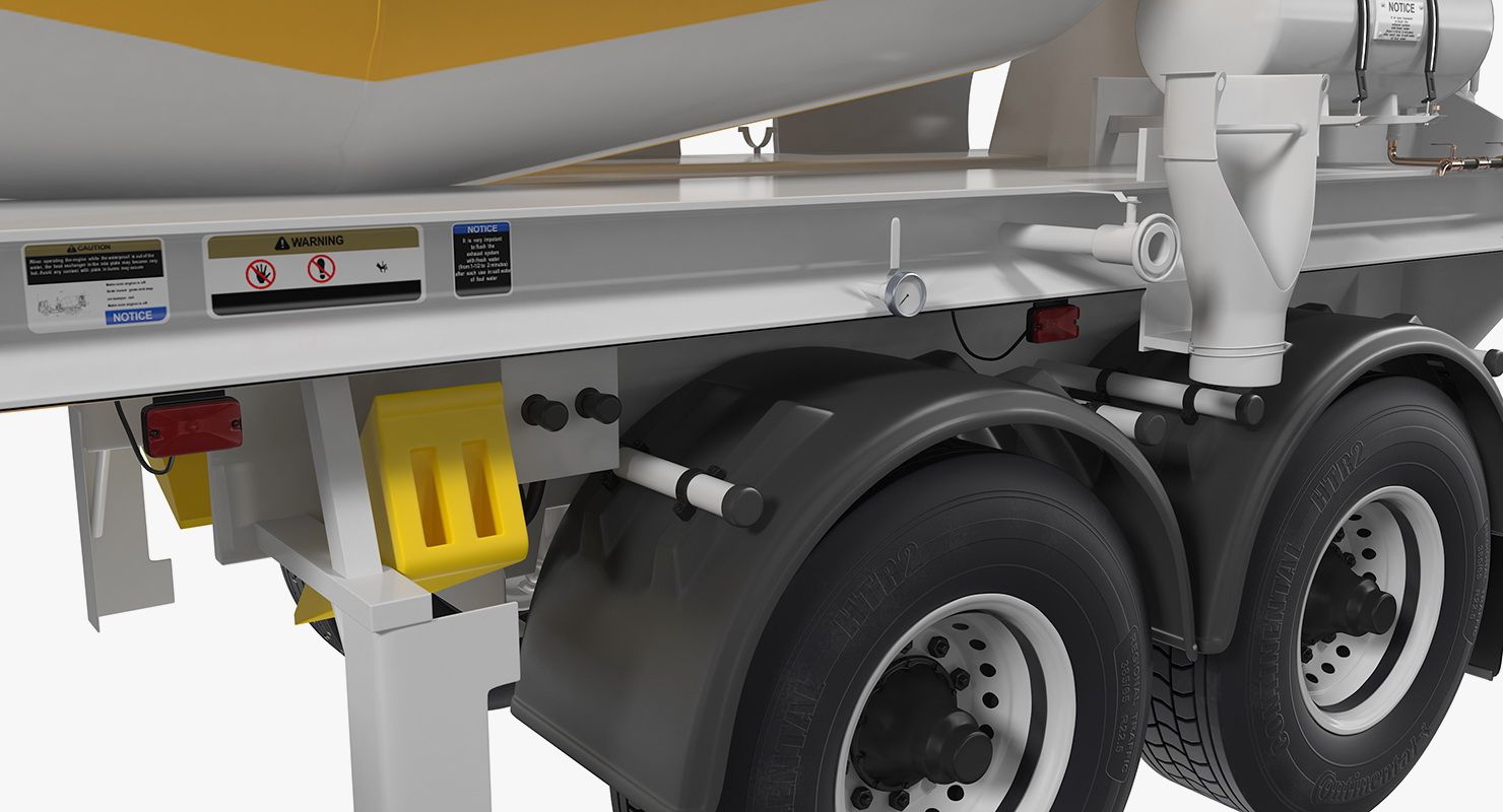 Semi Trailer Mixer Liebherr HTM 904 3D Model $99 - .3ds .blend