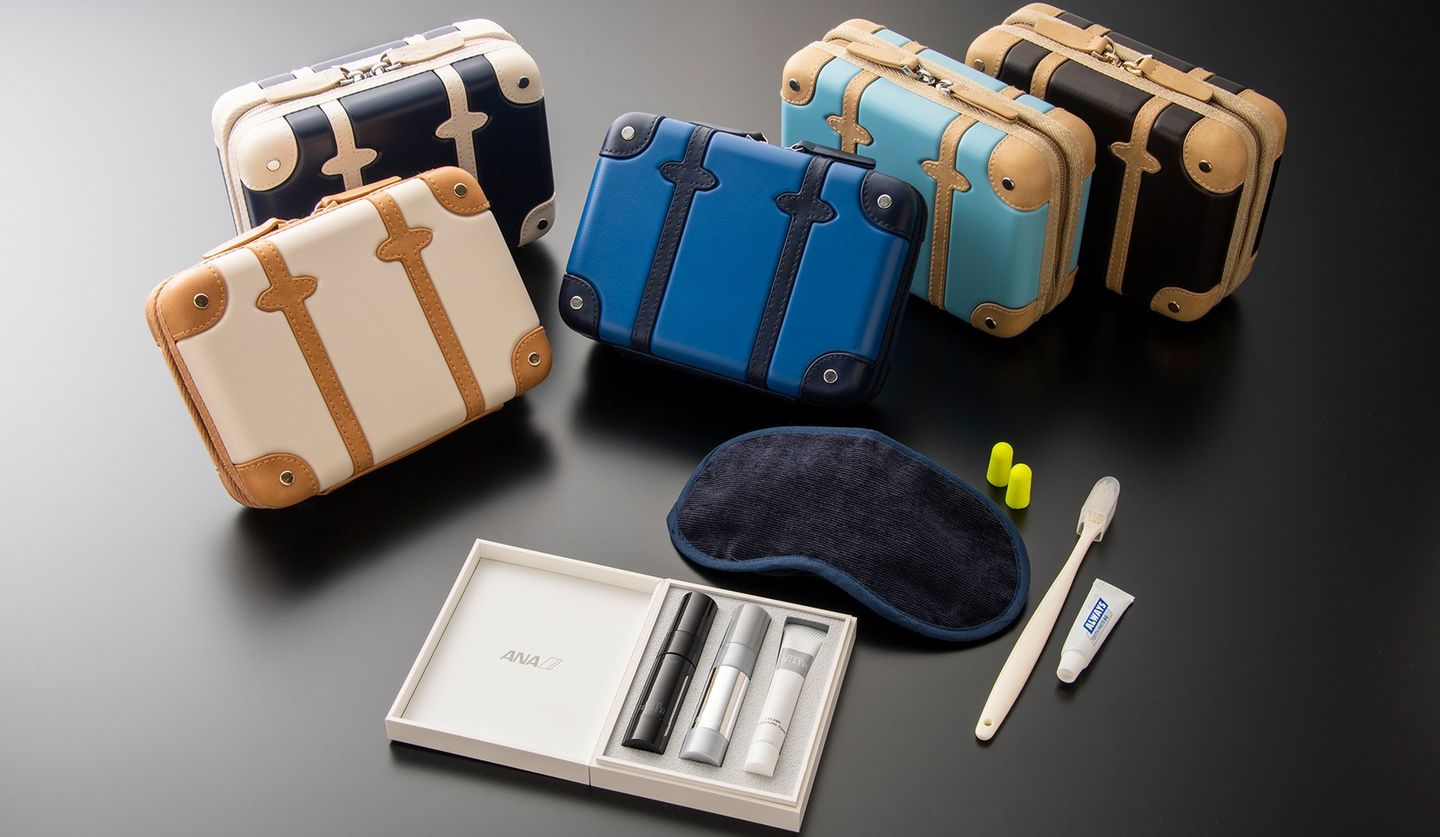 ANA国際線ファーストクラス アメニティ グローブトロッターザ・ギンザ
