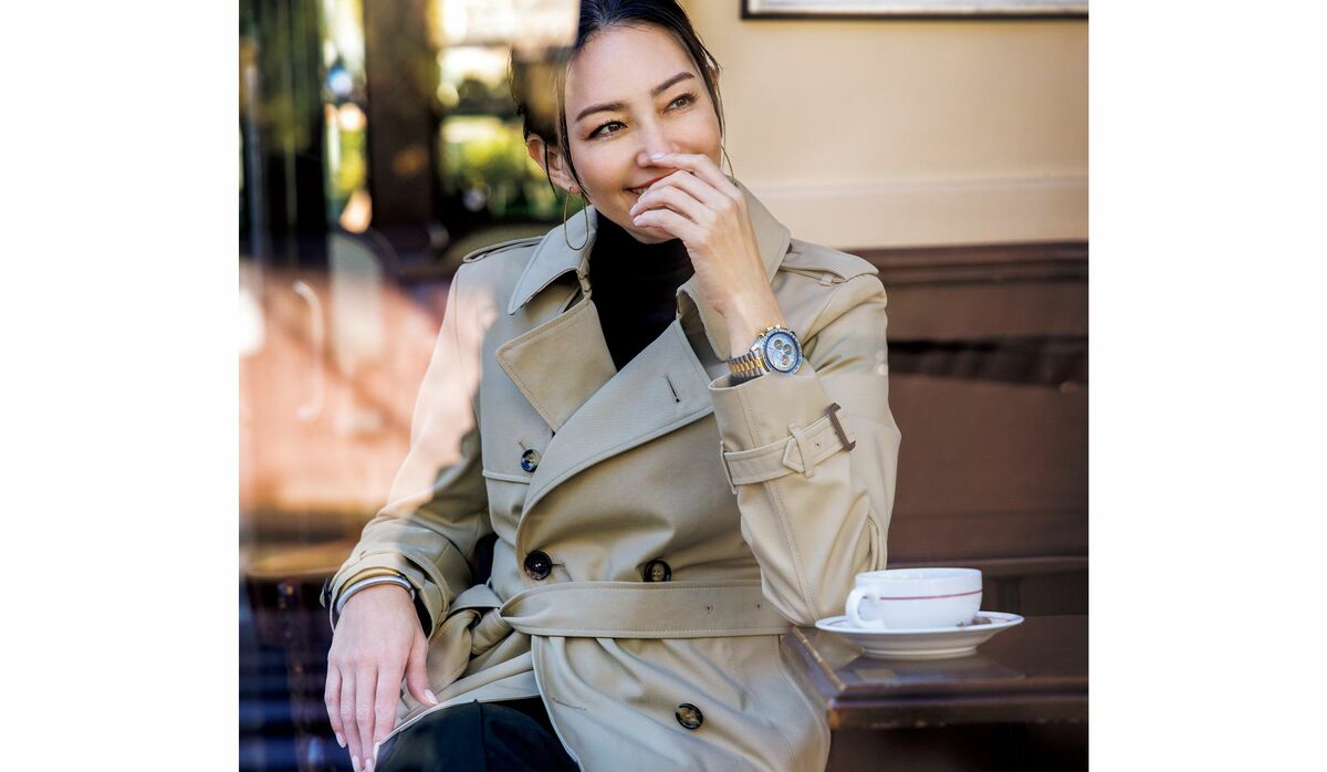 BURBERRY LONDON♪毛皮ノバチェック中綿コート M ラビット2way