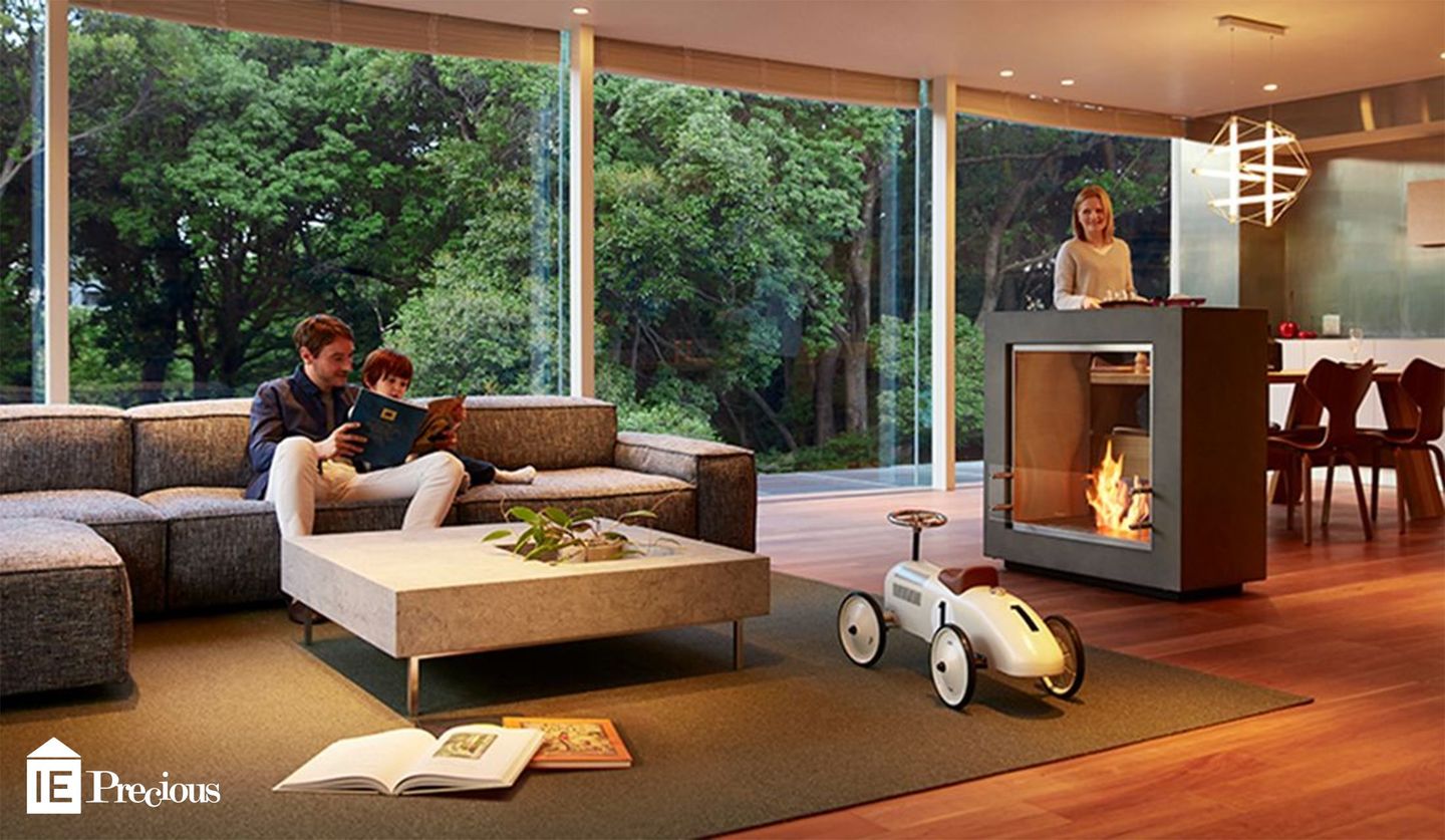 煙突不要、置くだけで設置完了！「スタイリッシュな暖炉」が限定30台で