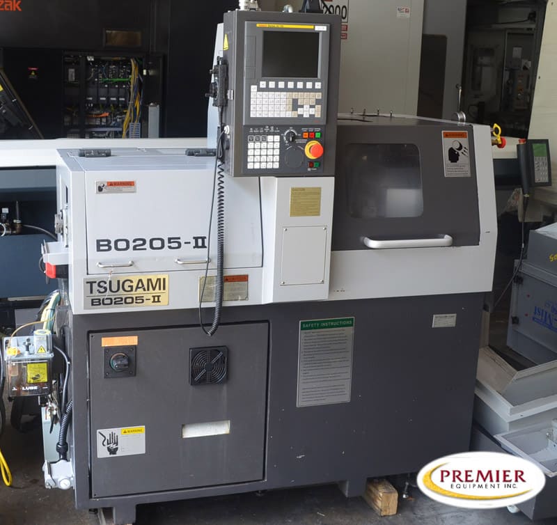 Tsugami B0205-II Swiss Lathe - 2014 - Premier Equipment