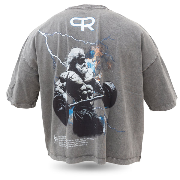 Oversize Olympus T shirts - Zeus - Charcoal – PR Lifestyle