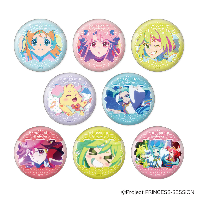 けいおんロッテリアコラボ缶バッチ5種類コンプリート けいおん