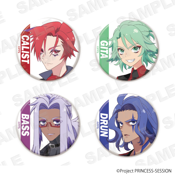 プリンセッション・オーケストラ トレーディング缶バッジ 全10種