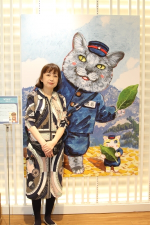 夜廻り猫展」が本日スタート！ 描きおろしイラスト入り、5万円のお皿が