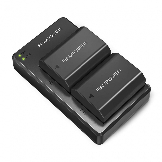 RAVPower】SONY製デジタル一眼カメラ α9、α7R III、α7 III などに使用