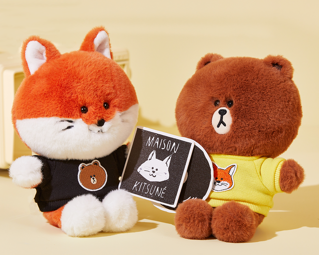 Maison Kitsuné X LINE FRIENDS コレクション」7月8日より新発売