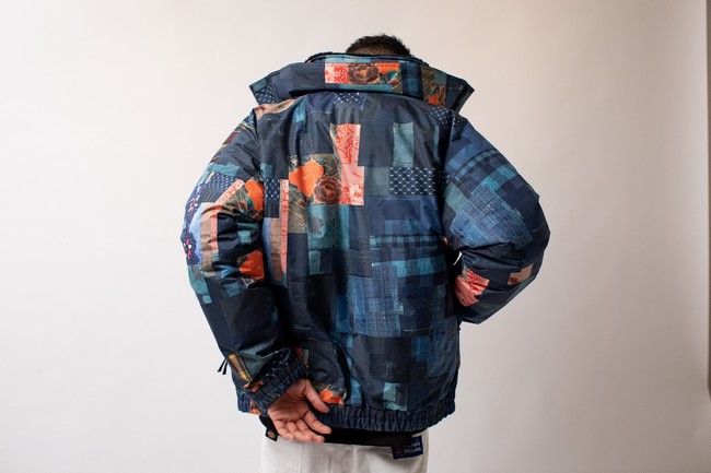 和風のヴィンテージ生地 “BORO(ボロ)”を使用した『 Columbia 』と