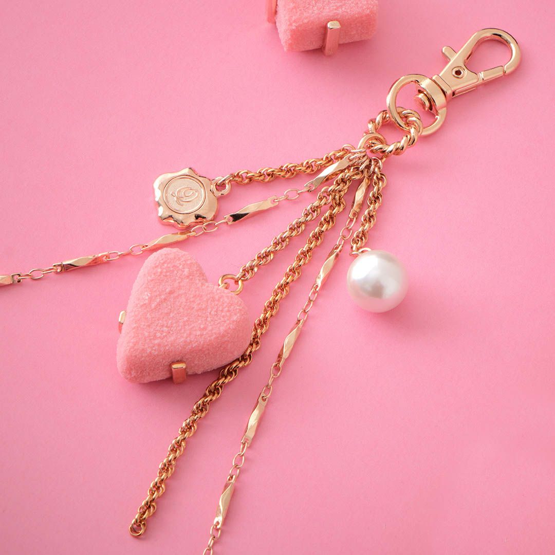 プチリュクス ハート ショコラ バッグチャーム(ピンク) | Q-pot