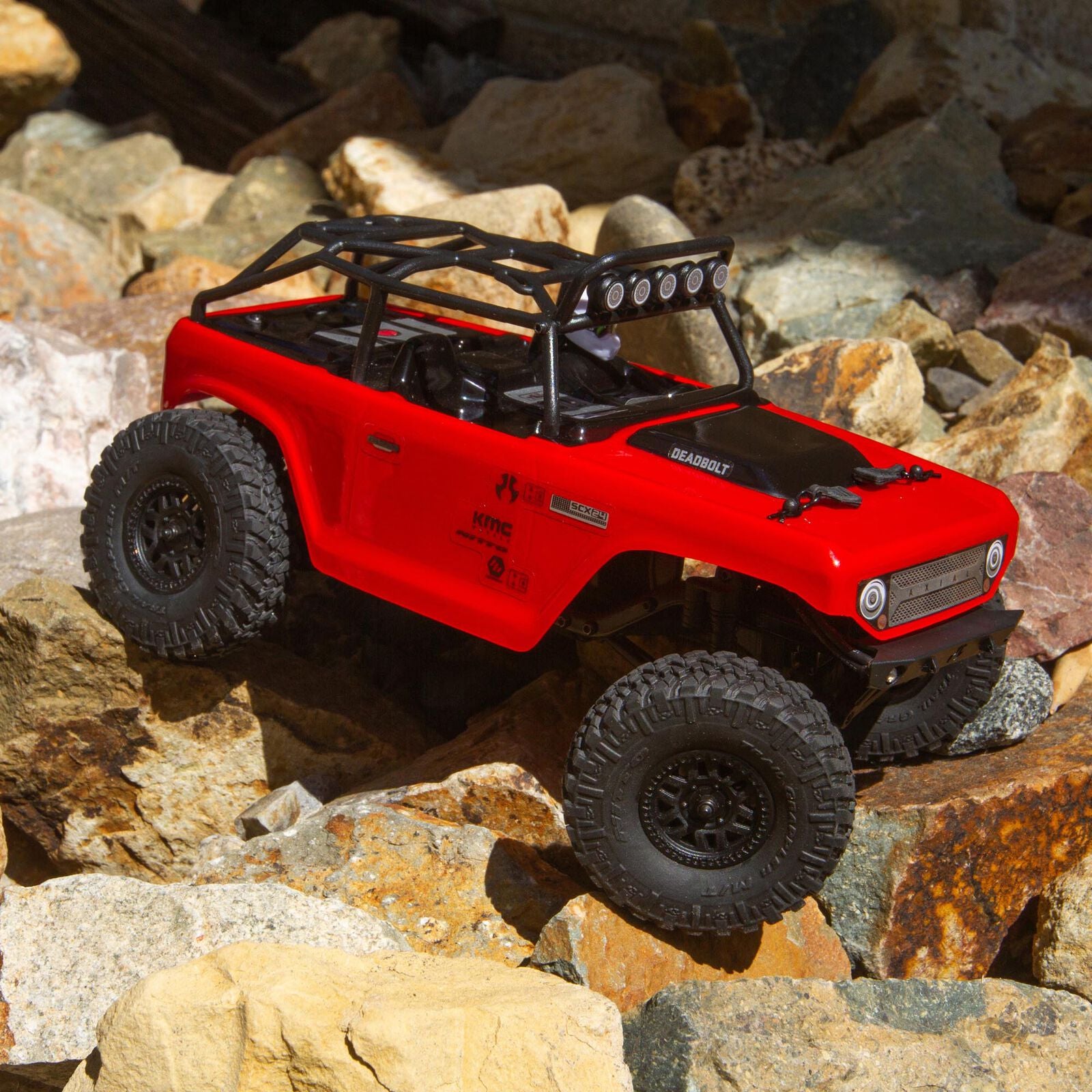 アキシャル 1/24 SCX24 デッドボルト 4WD ロック クローラー RTR