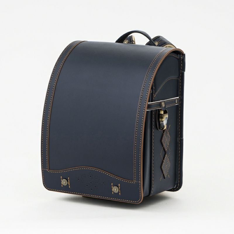 2027年ご入学向け】オックスフォード（牛革）紺×ウォルナット | 鞄工房