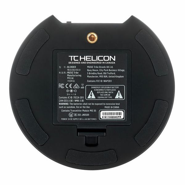 TC-Helicon Blender Portable Mixer with USB