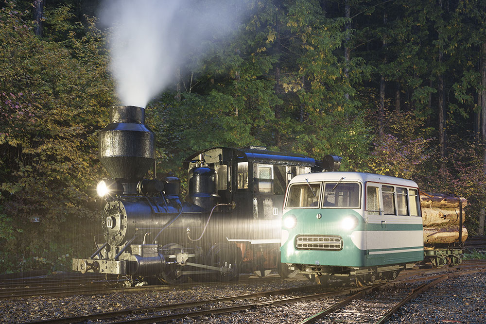 木曽森林鉄道のボールドウィン1号機 服部一人: 現代鉄道写真研究所