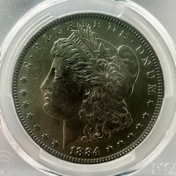 モルガンダラー1ドル銀貨 1884-O AU58 PCGS | アンティークコイン