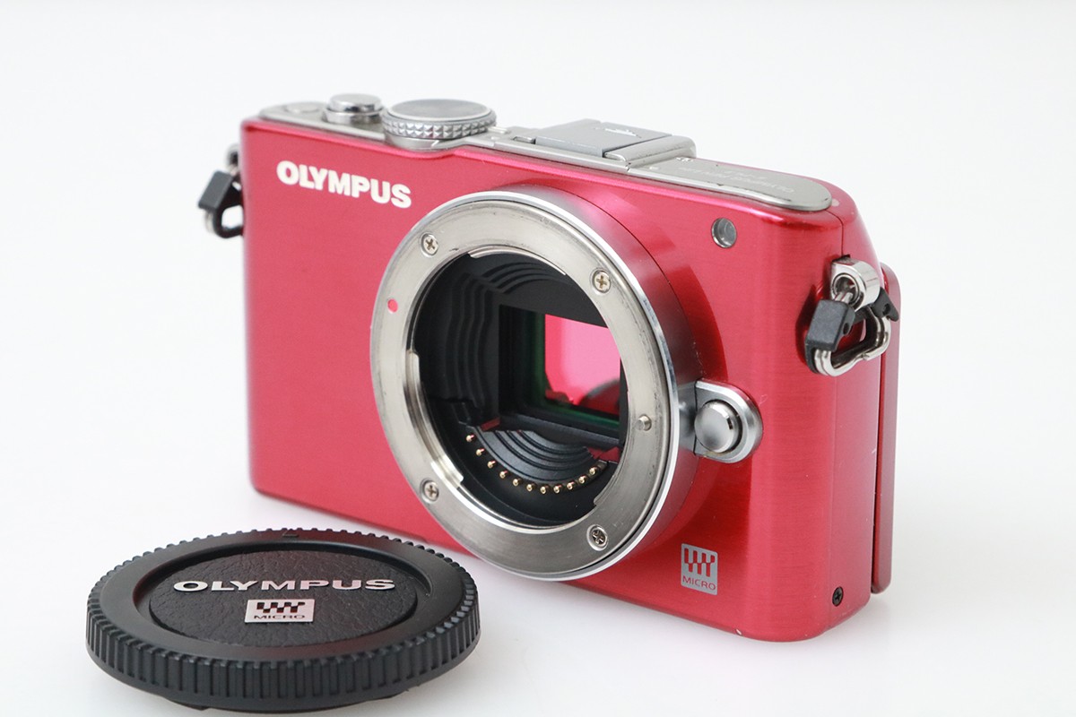 OLYMPUS E-PL3 ミラーレスカメラ レッド（ジャンク？） OLYMPUS E-PL3