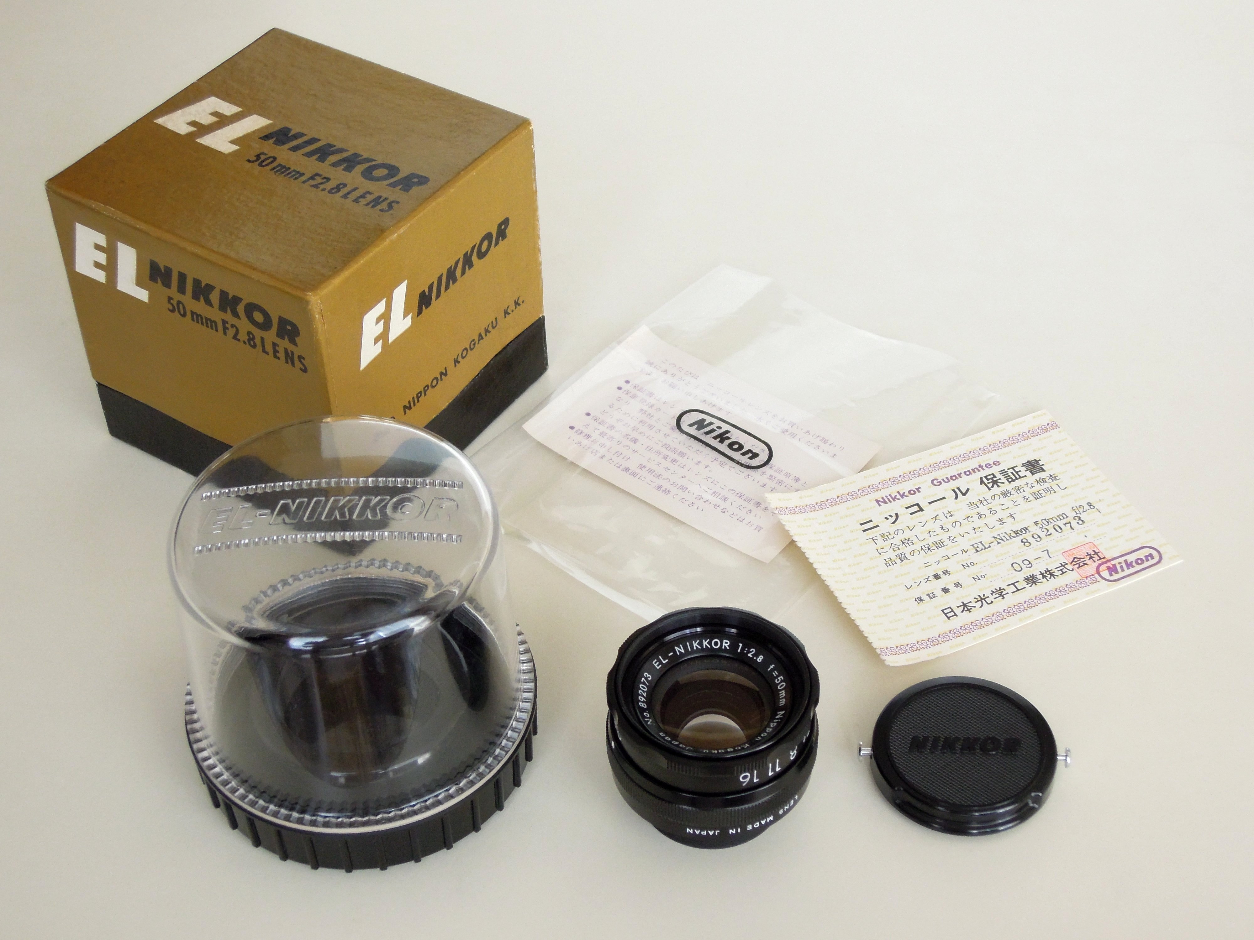 EL Nikkor 50mm F2.8 1