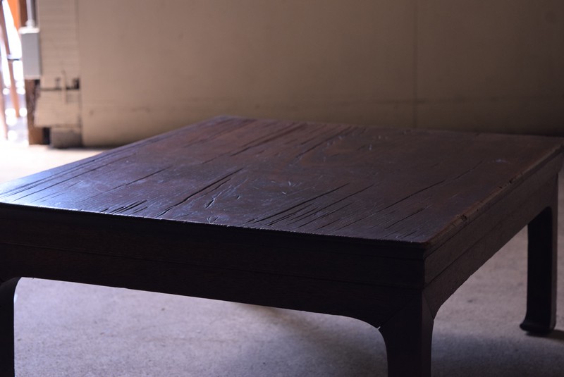 アンティーク 天板一枚板 木味の座卓 | REFACTORY antiques