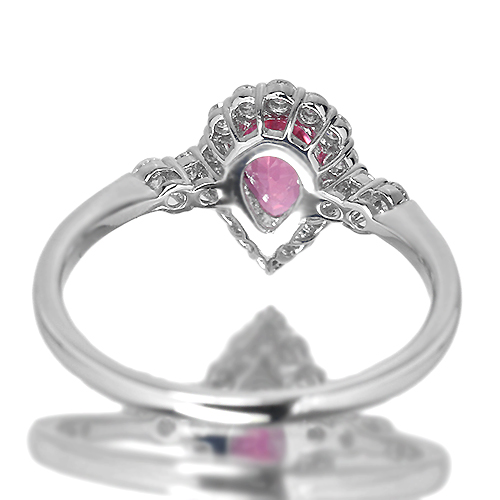 第228回抽選販売＞ピンクスピネル 1.03ct ダイヤモンド プラチナ