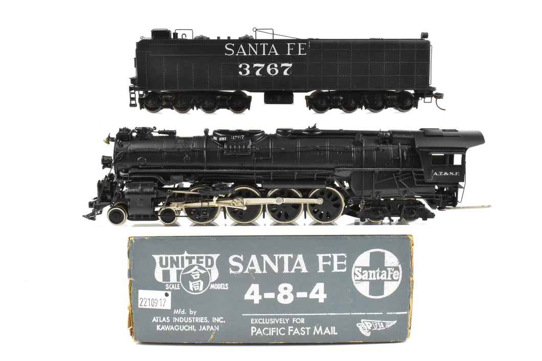 HO Brass PFM - United ATSF - Santa Fe 4-8-4 Northern Early Run CP