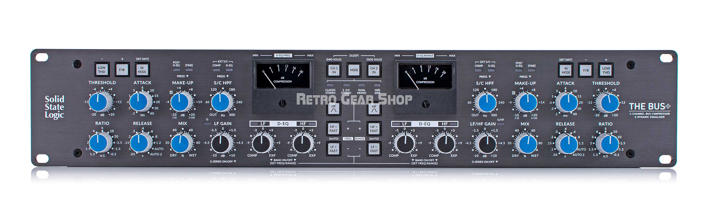 Solid State Logic The Bus Plus 2 Channel Bus Compressor Dynamic EQ