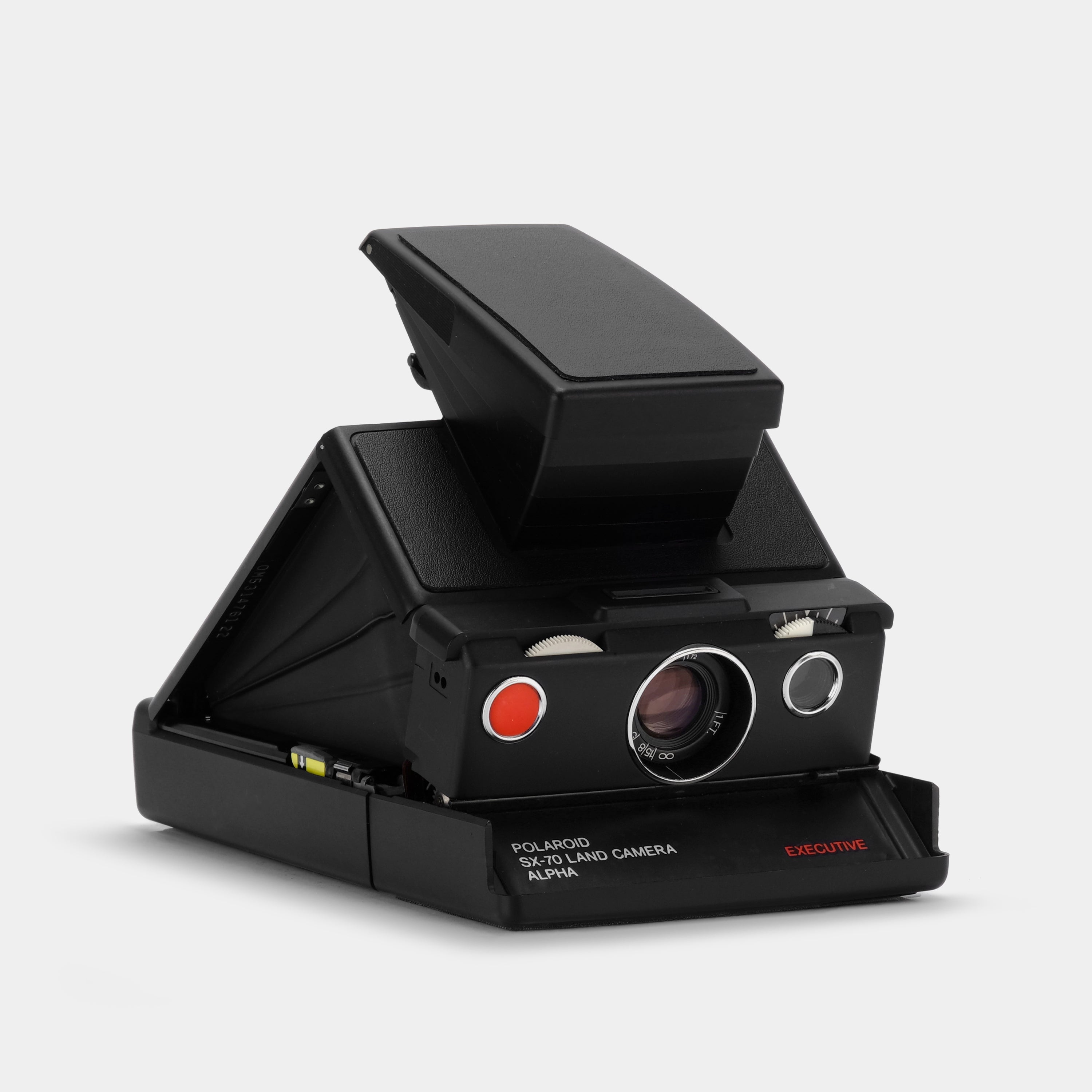 Polaroid SX-70 Alpha SE Black Folding Instant Film Camera