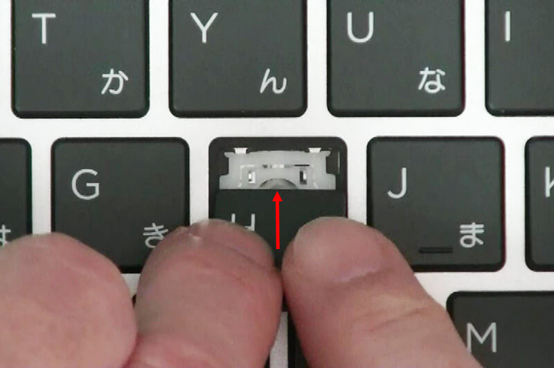 キーキャップが外れた！HP Elitebook 830 G7 G8 シリーズ キーボード