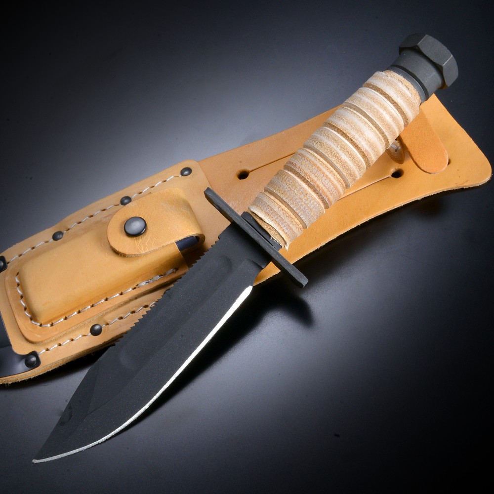 ONTARIO ナイフ 499エアフォース・サバイバル 1095炭素鋼 ソーバック